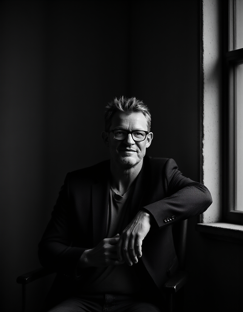 Frank Hüttemann Portrait am Fenster